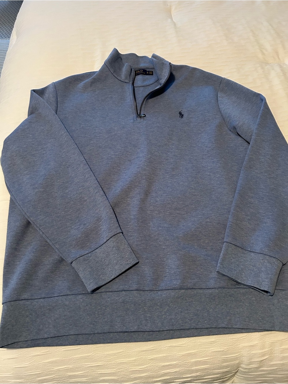 Polo by Ralph Lauren Slate Blue Quarter-Zip Pullover